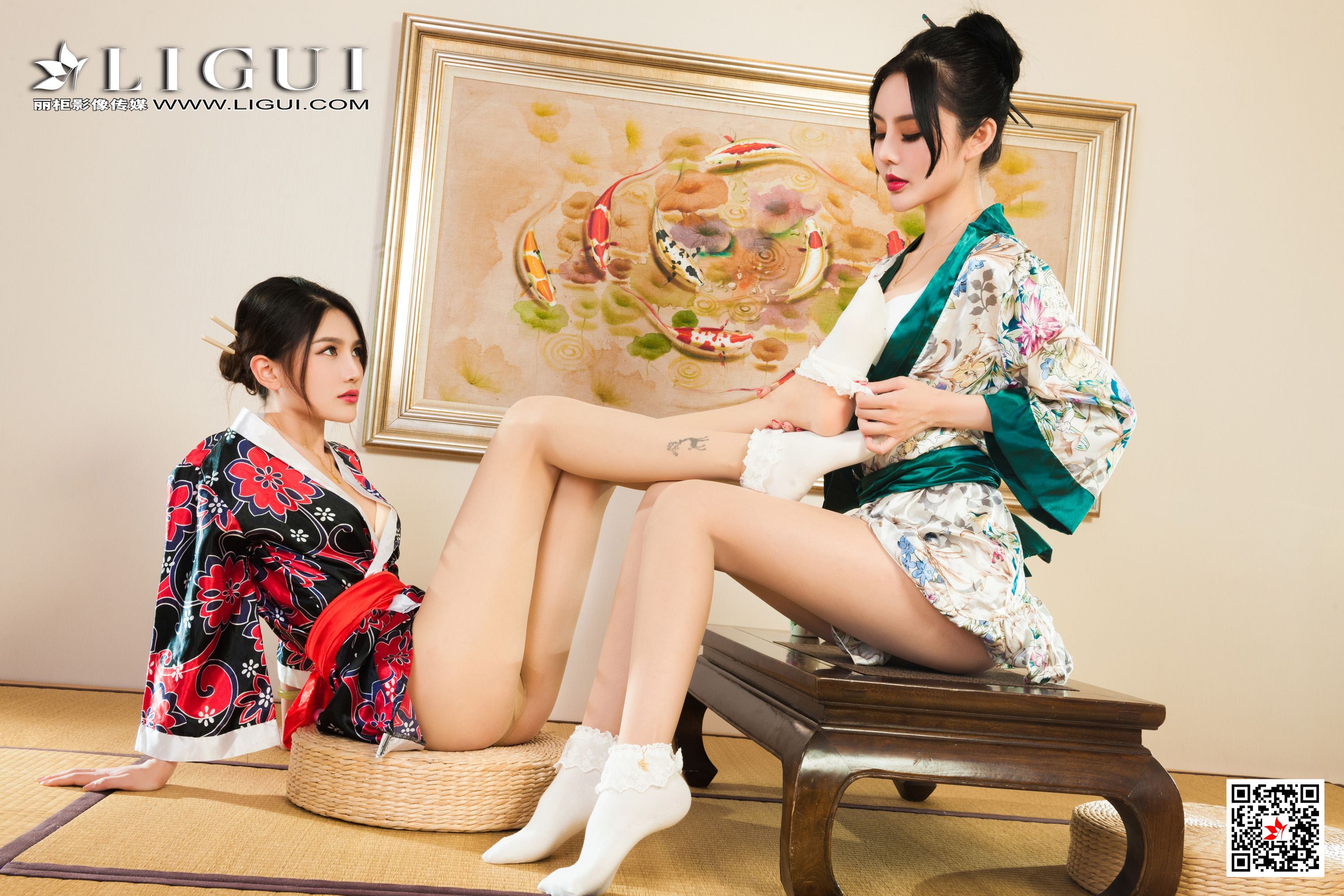 Ligui丽柜 2021.08.20 网络丽人 Model 凉儿&甜甜